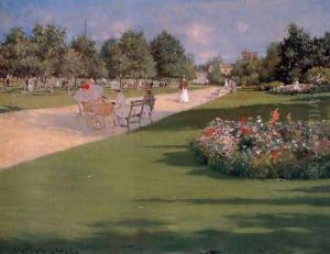 Tompkins Park, Brooklyn by William Merritt Chase