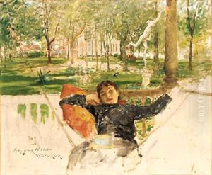 An Idle Afternoon by William Merritt Chase