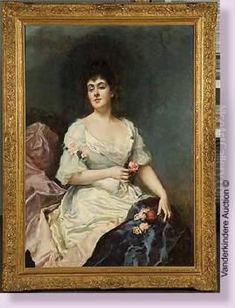 Portrait De La Baronne Anne Ginzburg - view 1