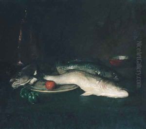 Still Life Fish 1908 by William Merritt Chase