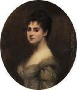 Portrait De Femme En Buste by Raimundo de Madrazo y Garreta