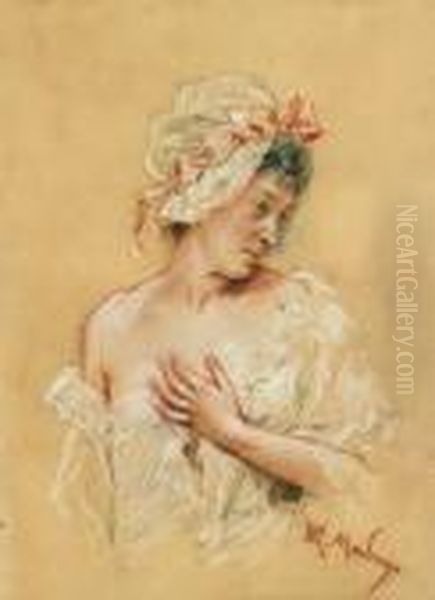 Etude De Femme En Buste - view 1