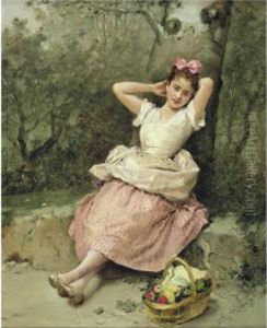 A Moment's Rest by Raimundo de Madrazo y Garreta