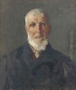 A Long Island Fisherman (A Fisherman Old Mr. Woodburn) by William Merritt Chase