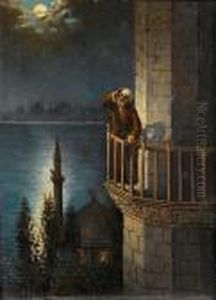 The Muezzin by Leonardo De Mango