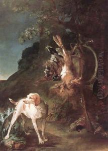 Game Still-Life with Hunting Dog c. 1730
