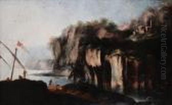 Marina Con Figure E Borgo - view 1