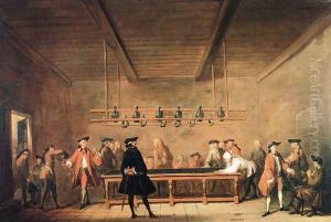 A Game of Billiards, c.1720-26