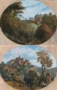 Veduta Di Ariccia; Veduta Di Genzano Presso Roma Veduta Di Ariccia; Veduta Di Genzano Presso Roma