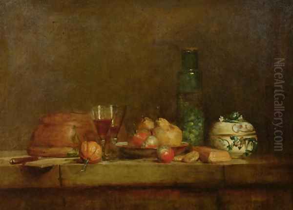 Still Life with a Bottle of Olives, 1760 - view 1