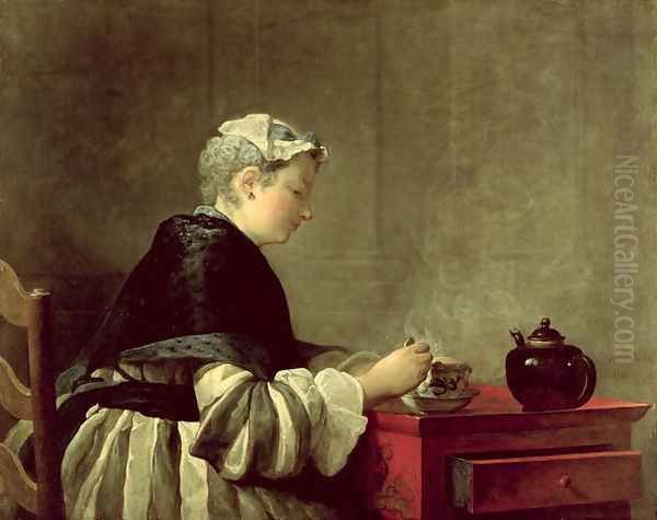 A Lady Taking Tea, 1735 - view 1