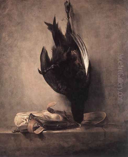 Still-Life with Dead Pheasant and Hunting Bag 1760 - view 1