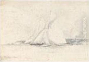 Titled, Pencil And Grey Wash, Unframed Titled, Pencil And Grey Wash, Unframed