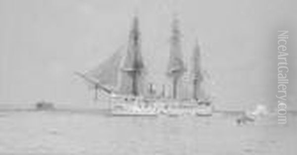 H.m.s. Alexandra Lying In Spithead - view 1