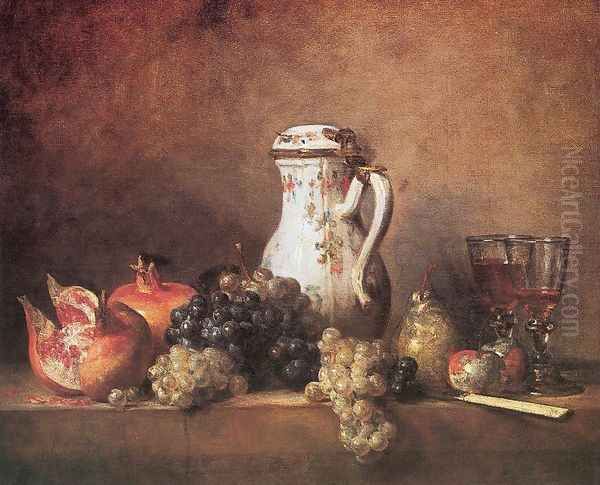 Still Life with Grapes and Pomegranates, 1763 - view 1