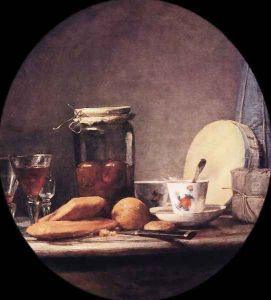 Still Life With Jar Of Apricots