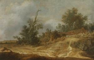 Landscape With A Sand Dune by Pieter De Molijn