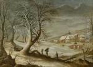 Zugeschrieben: Winterlandschaf