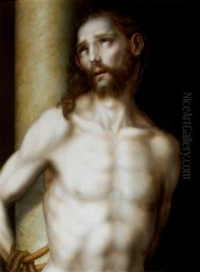 Christ At The Column by Luis de Morales