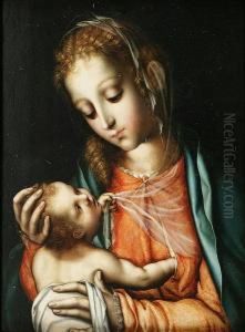 Madonna And Child by Luis de Morales