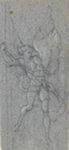 Two Sketches by William De Morgan
