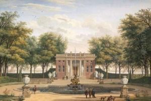 "pavillon De Chasse A Conflans Sur Les Bords De Seine". by Isaac de Moucheron