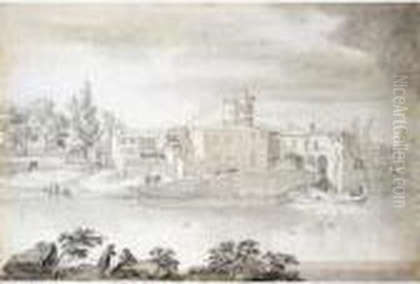 View Of The Ripa Grande, Rome - view 1
