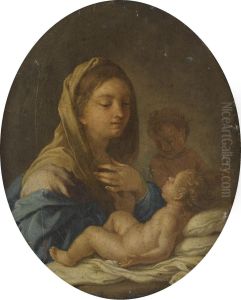 The Madonna And Child With The Infant Saint John The Baptist