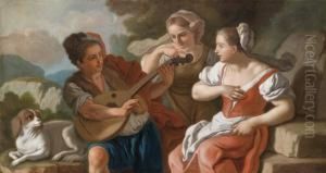 The Luteplayer by Francesco Solimena