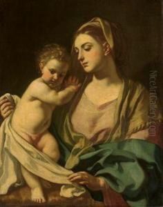 The Madonna And Child by Francesco Solimena