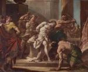 La Flagellation Du Christ by Francesco Solimena