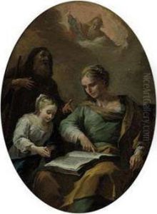 The Education Of The Virgin by Francesco Solimena