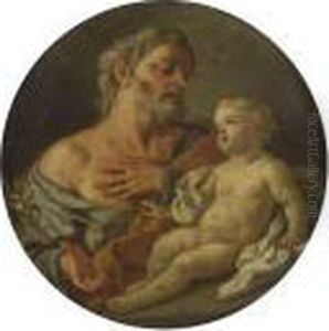 San Giuseppe Con Bambino by Francesco Solimena