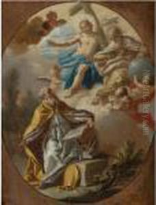 The Vision Of St. Augustine by Francesco Solimena