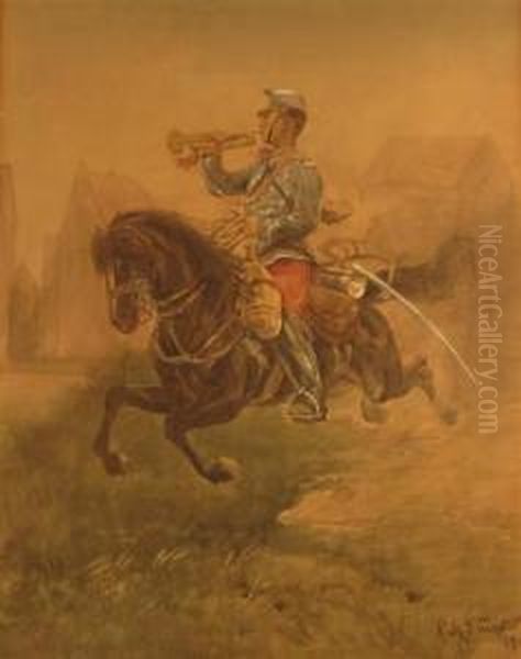 Cavalry Bugler - view 1