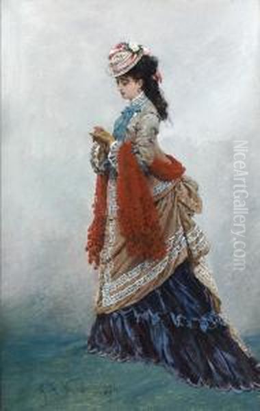Jeune Femme Au Chapeau - view 1