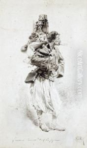 Zouave En Tenue De Campagne by Alphonse Marie de Neuville