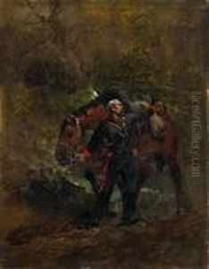 Scene De La Guerre De 1870 by Alphonse Marie de Neuville