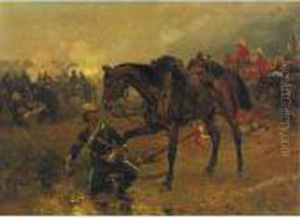The Wounded Ally by Alphonse Marie de Neuville