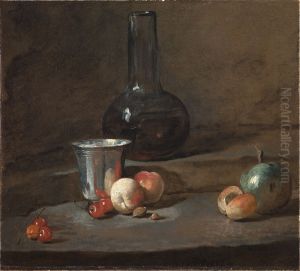 The Silver Goblet by Jean-Baptiste-Simeon Chardin