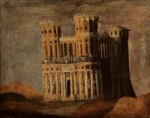 Veduta Fantastica Di Castello by Francois de Nome (Monsu, Desiderio)
