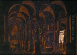 Le Festin De Balthasar by Francois de Nome (Monsu, Desiderio)
