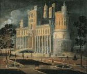 Palazzo In Un Giardino Immaginario by Francois de Nome (Monsu, Desiderio)