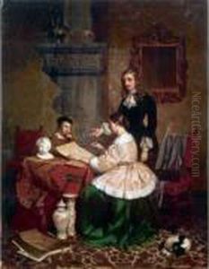 La Lecon De Dessin by David Emil Joseph de Noter
