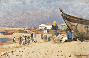 Praia Dos Pescadores - Povoa Do Varzim by Marques De Oliveira