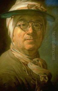 Self-Portrait with Eyeshade 1775