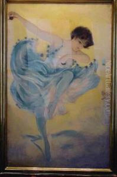 Pastel On Canvas, Signed - view 1