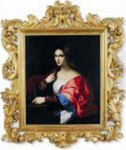 Portrait Of A Woman, Called 'la Bella' by Palma Vecchio (Jacopo Negretti)