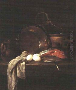 Still Life: The Kitchen Table, c.1755-56 by Jean-Baptiste-Simeon Chardin