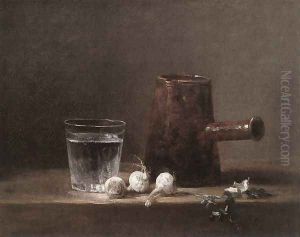 Water Glass and Jug by Jean-Baptiste-Simeon Chardin